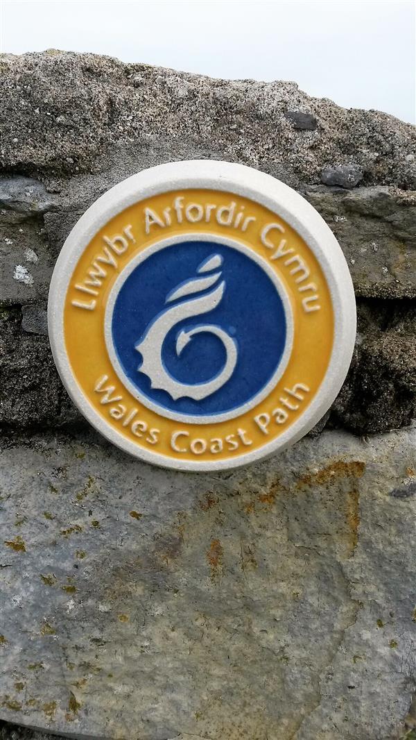 Wales Coast Path Way Marker